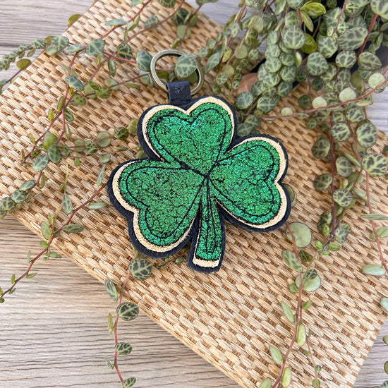 Layered Shamrock Keychain - Spring Special Edition