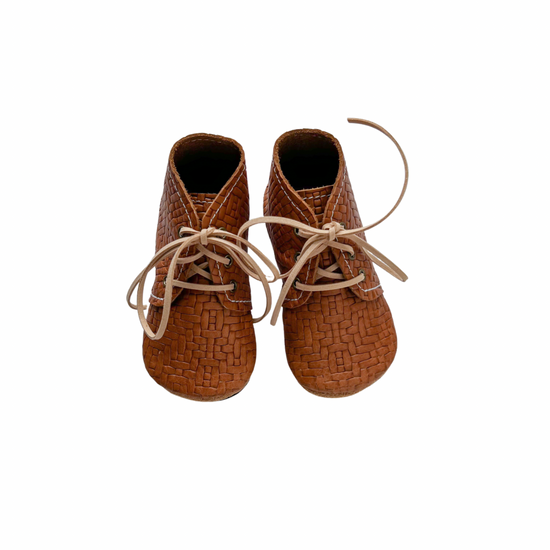 Oxfords (High Top) - Saddle Weave